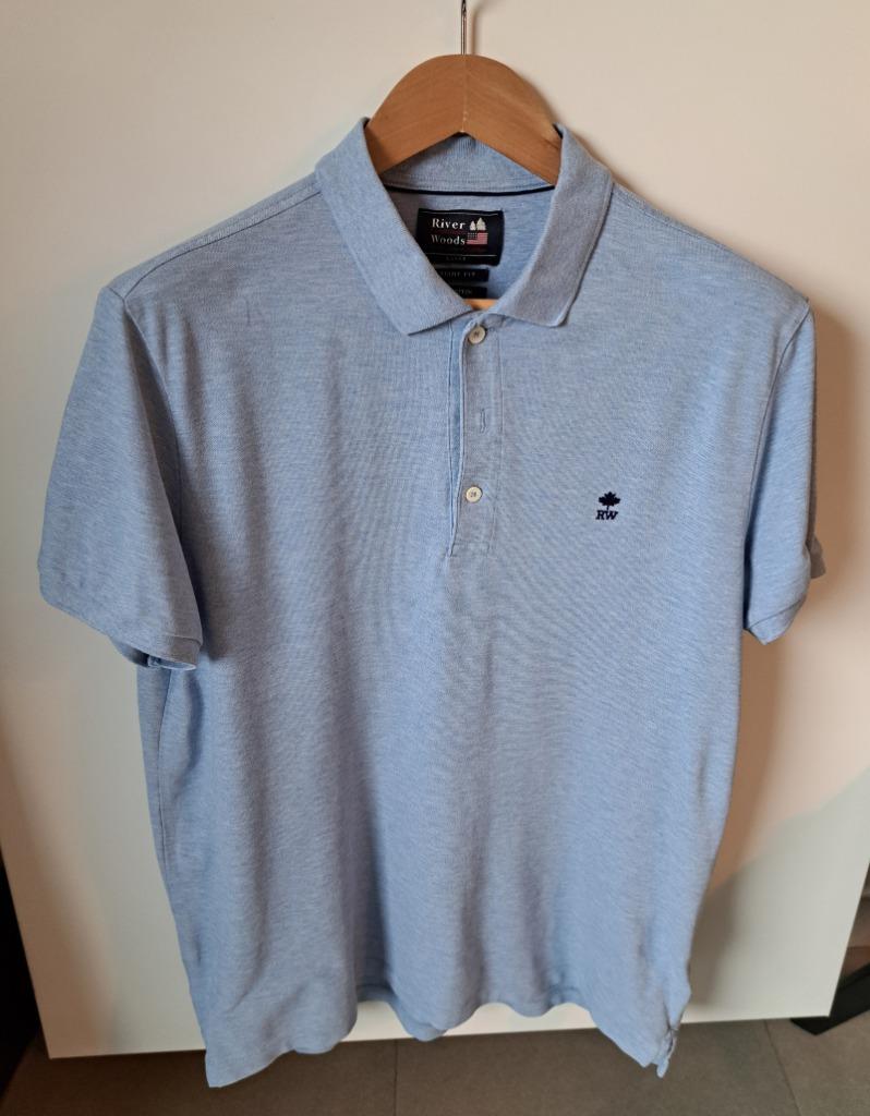 Polo River Woods lichtblauw maat Large, Kleding | Heren, Polo's, Maat 52/54 (L), Blauw, Ophalen of Verzenden, River Woods