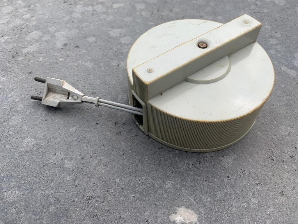 Moulinex verlengkabel op haspel 8m 230V - 6A, Antiek en Kunst, Ophalen