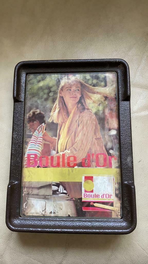Ancien monnayer publicitaire vitrée BOULE D OR d’épicerie, Collections