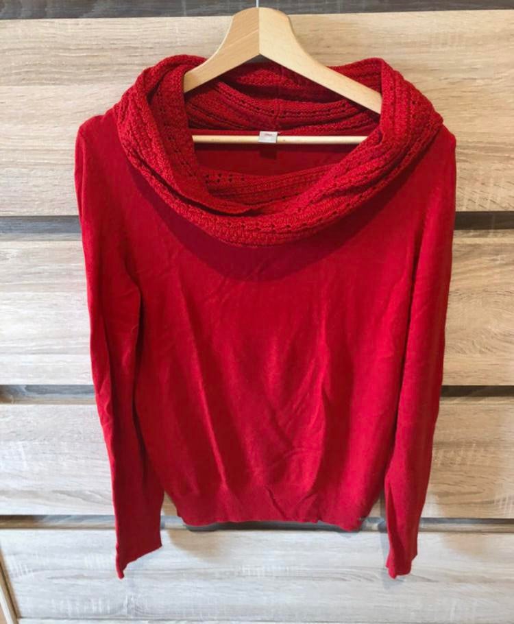 Magnifique pull à col roulé S.oliver, Rouge, Taille 38/40 (M), Enlèvement ou Envoi, Comme neuf