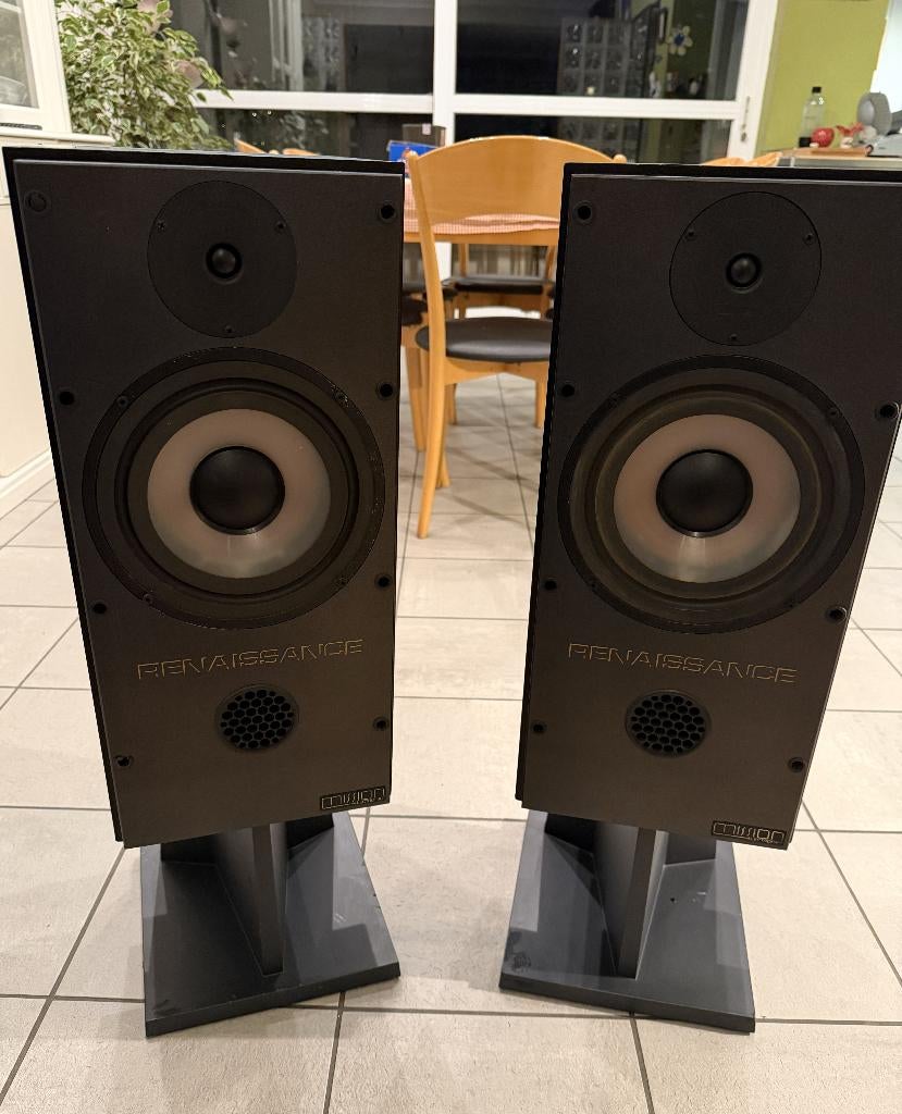 Mission Renaissance 737 R, Audio, Tv en Foto, Luidsprekerboxen, Ophalen, Gebruikt, 60 tot 120 watt, Front, Rear of Stereo speakers