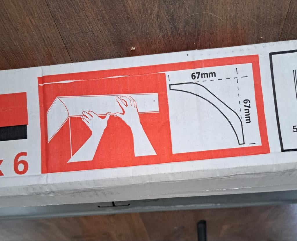 2 gyproc moulures 3 meter, nieuw, Doe-het-zelf en Bouw, Ophalen
