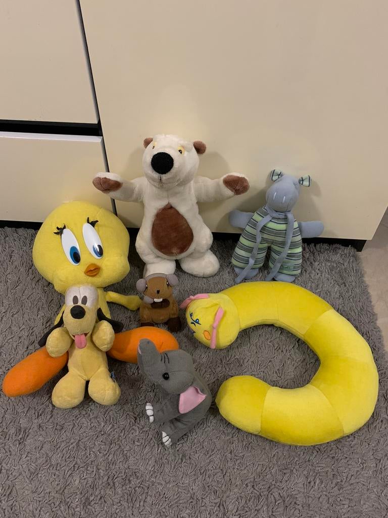 Lot de 7 doudous, Utilisé, Chien