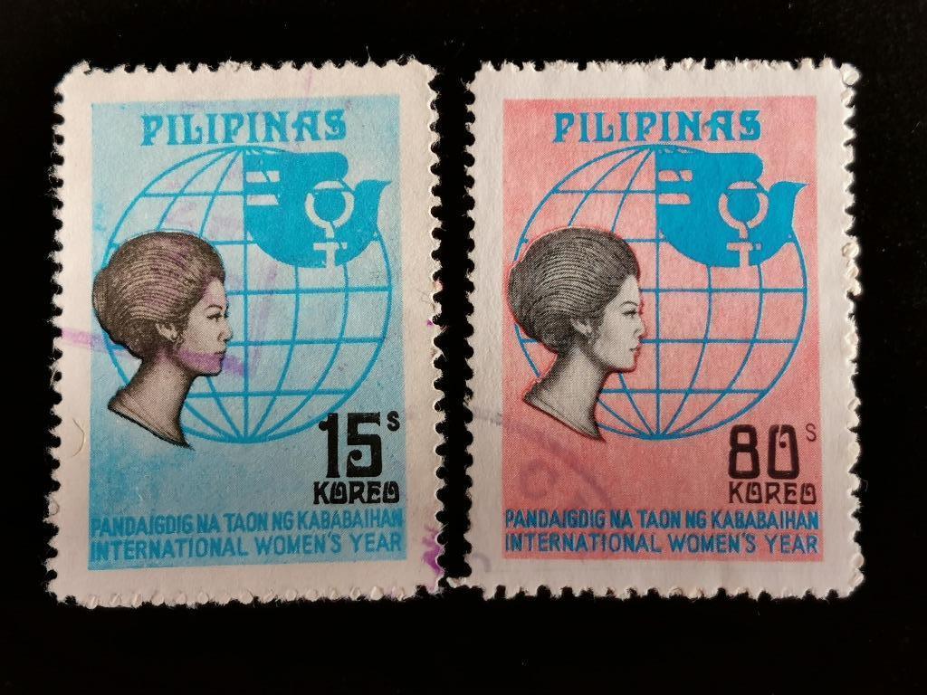 Philippines 1975 - Année internationale de la femme, Imelda, Enlèvement ou Envoi, Affranchi, Asie du Sud Est