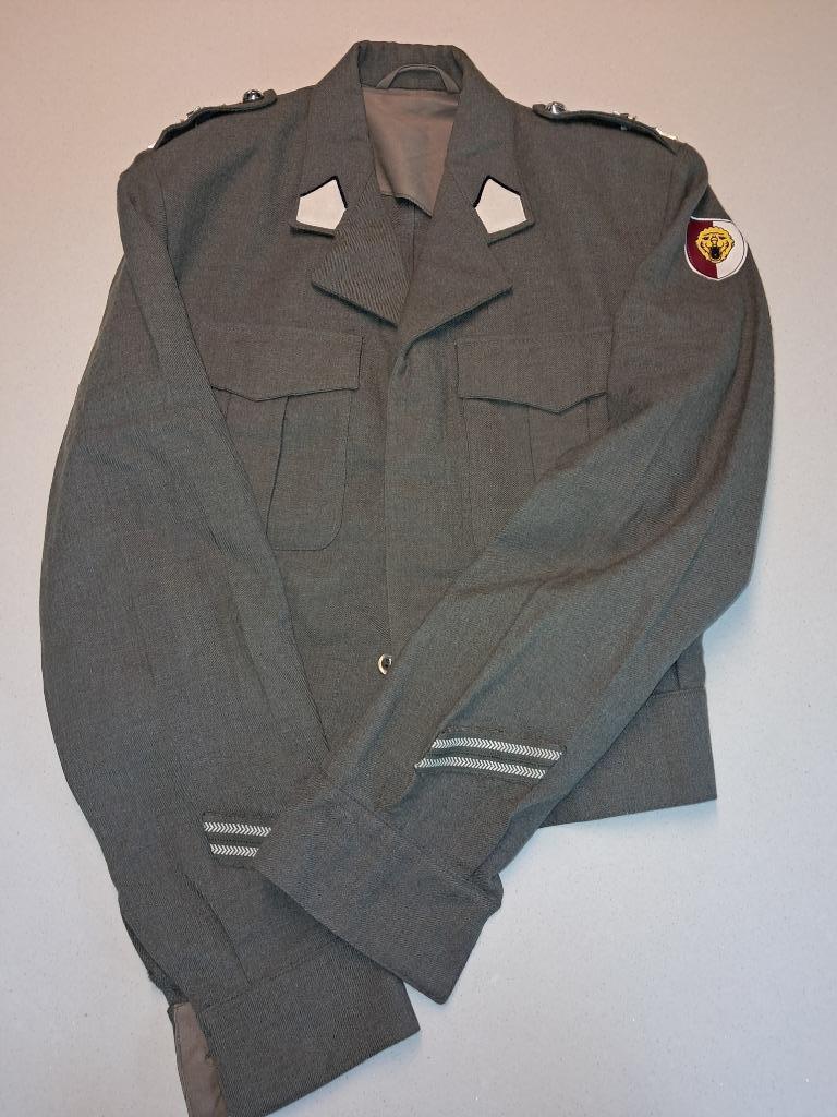 BELGIQUE - ABL - BLOUSON 1er LANCIERS - 1969, Ophalen of Verzenden, Landmacht, Kleding of Schoenen