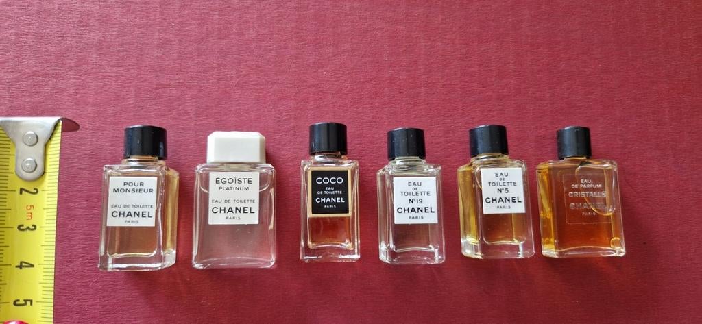 Collection de 6 miniatures de Chanel, Ophalen of Verzenden, Zo goed als nieuw