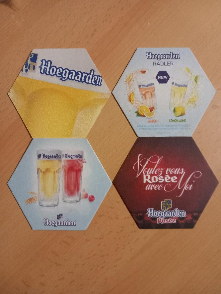 Sous-bocks Hoegaarden, (6), Enlèvement ou Envoi, Comme neuf