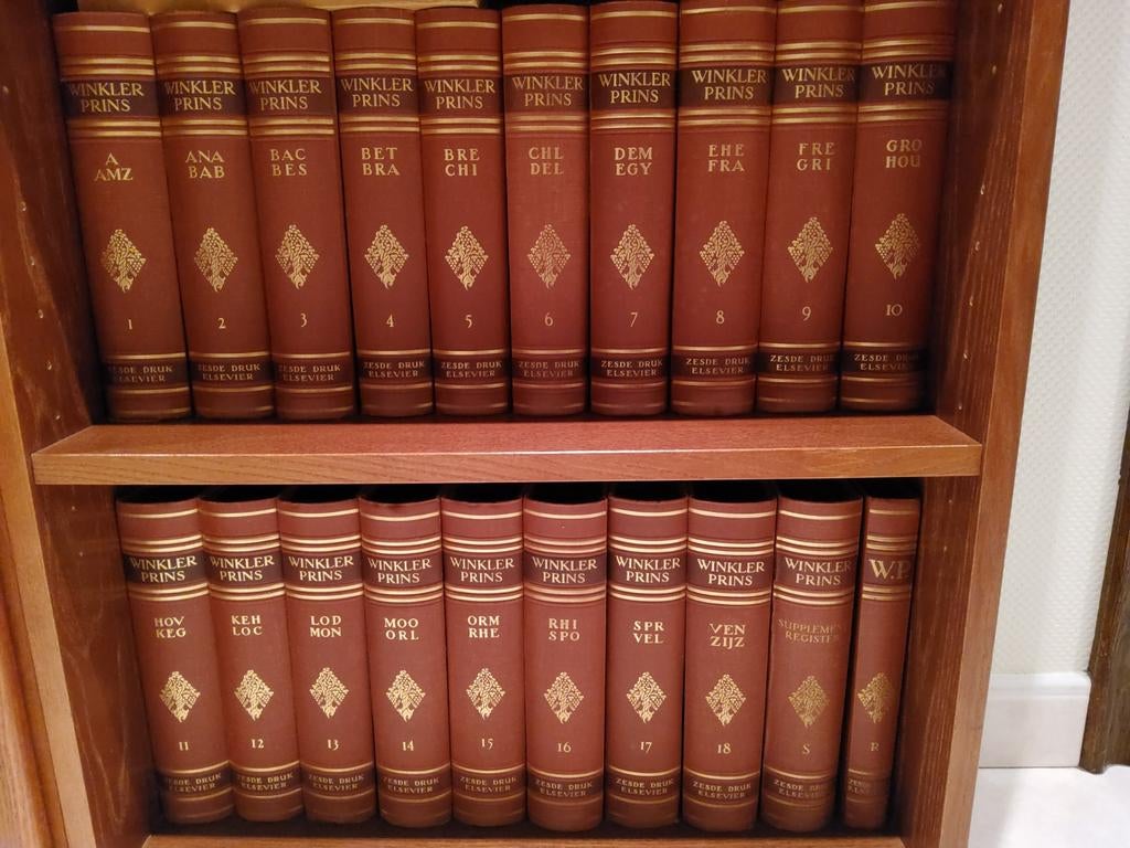 Winkler Prins 6de druk, Boeken, Encyclopedieën, Ophalen
