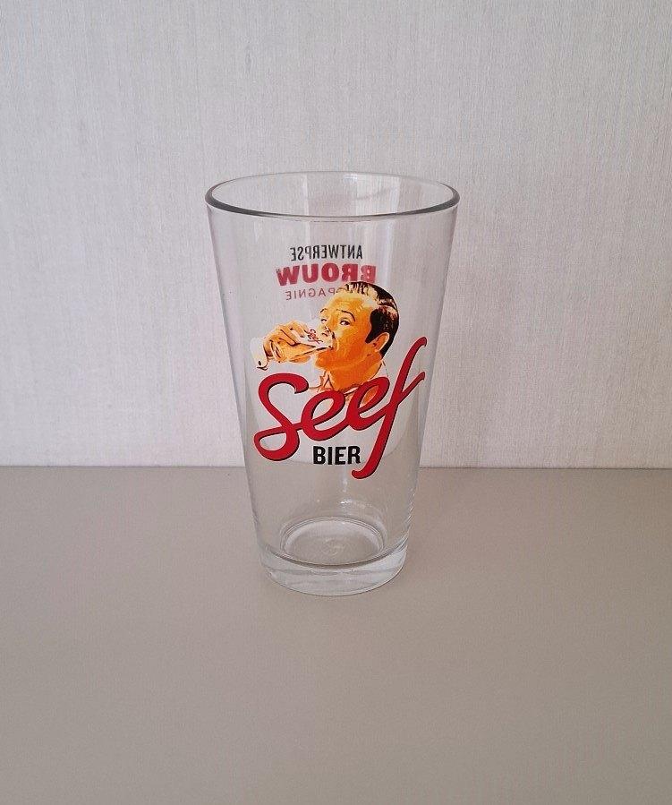 Origineel Seef Bierglas 33 cl - Nieuw, Collections, Verres & Petits Verres, Neuf, Verre à bière, Enlèvement ou Envoi