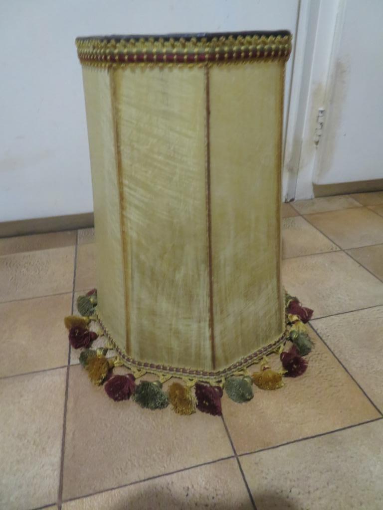 Lampenkap - vintage, Ophalen, Gebruikt, 25 tot 50 cm, Crème