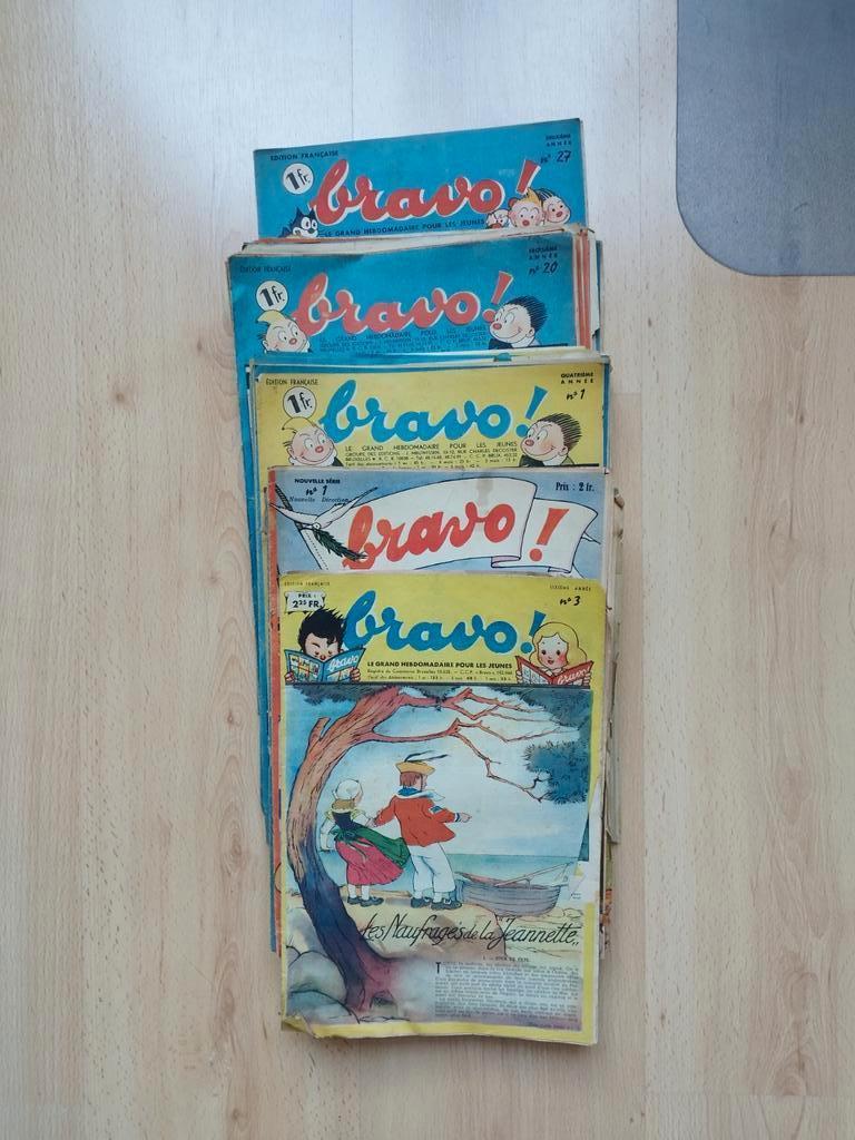 Magazines Bravo (prépublication le rayon U Jacobs divers n), Livres, BD, Utilisé, Série complète ou Série, Enlèvement ou Envoi