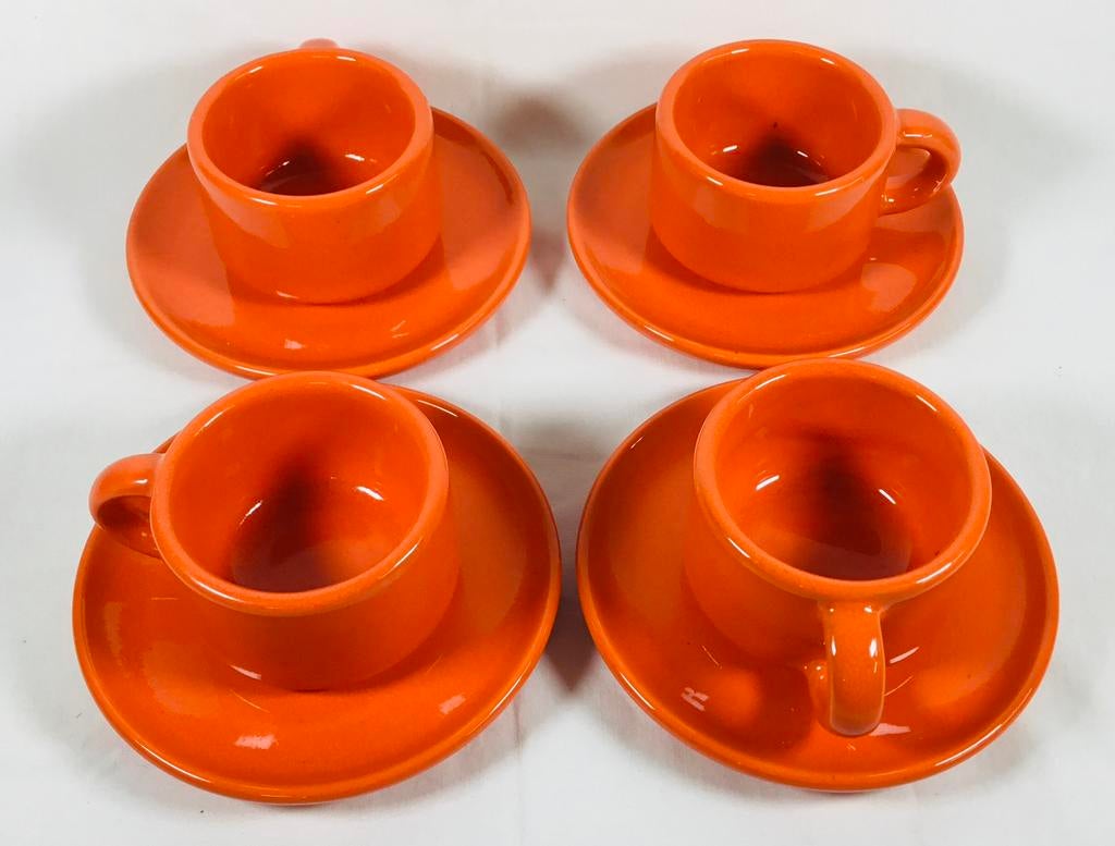 Sicart Italy 4 sets expresso design vintage Spagnolo 70s, Collections, Rétro, Maison et Meubles, Enlèvement ou Envoi