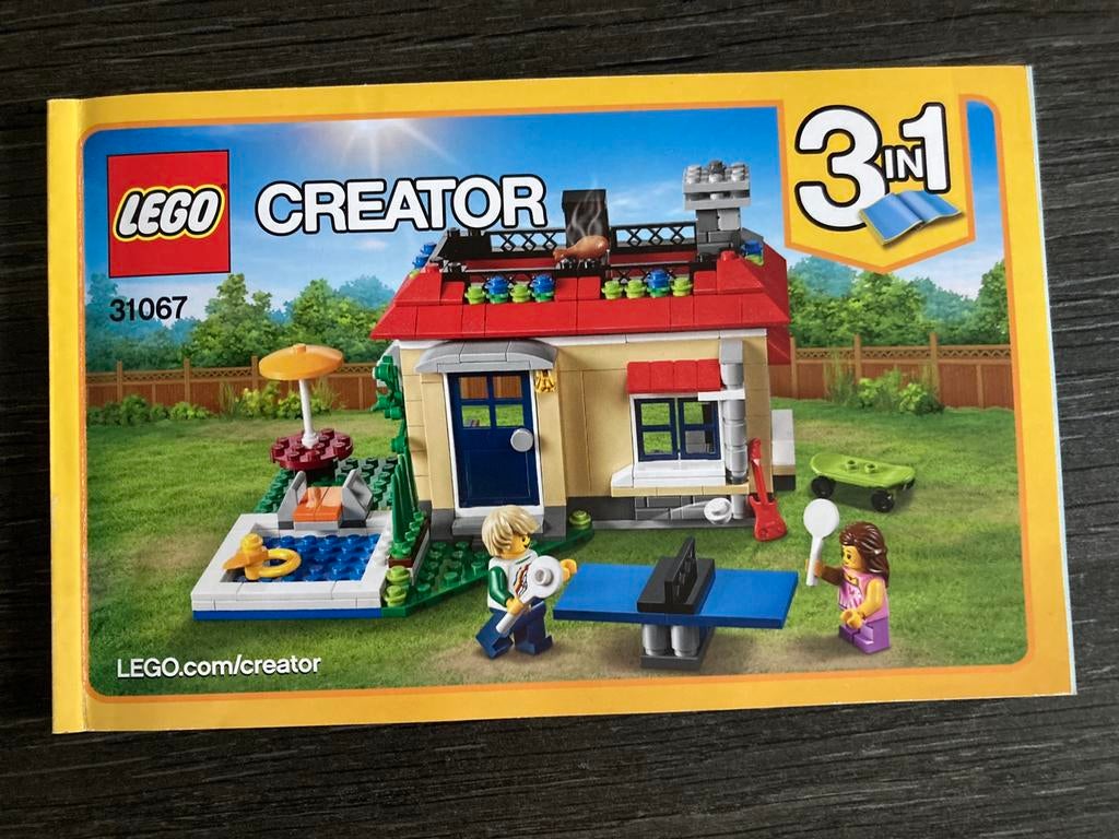 Lego 31067 - Poolside holiday, Ophalen of Verzenden, Zo goed als nieuw, Complete set, Lego