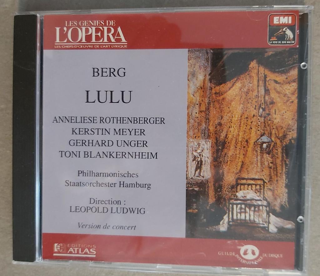 CD classique Berg Lulu, Enlèvement ou Envoi, Du modernisme à nos jours, Comme neuf, Opéra ou Opérette