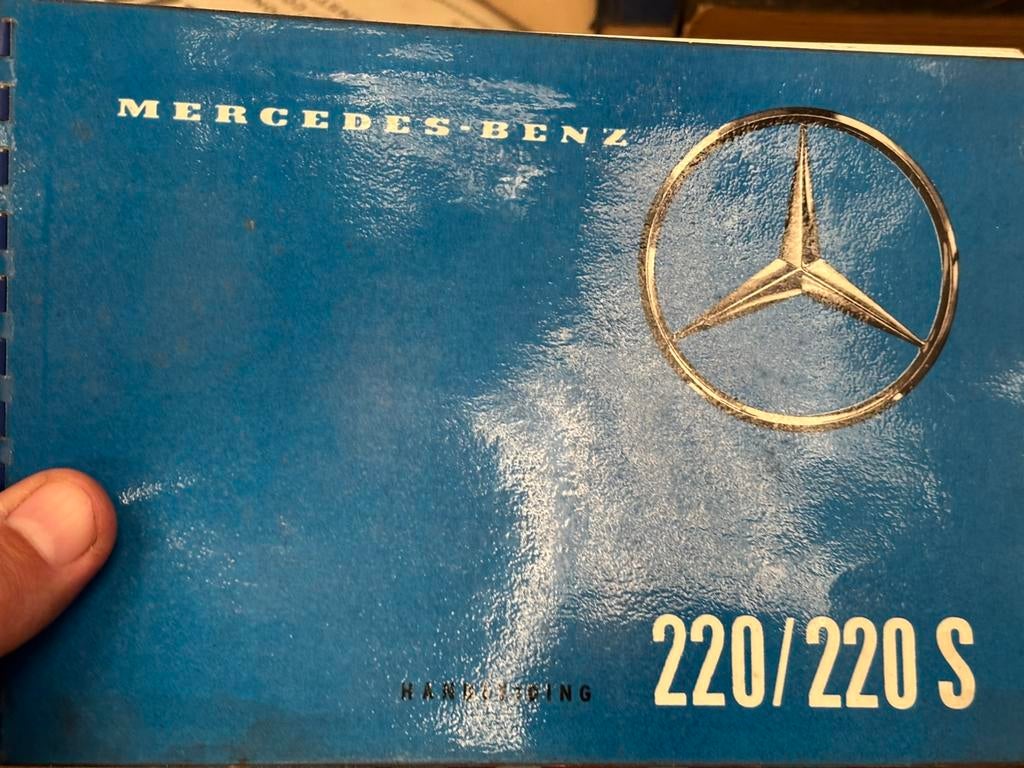 Gebruikershandleiding 220 Mercedes-Benz, Ophalen of Verzenden