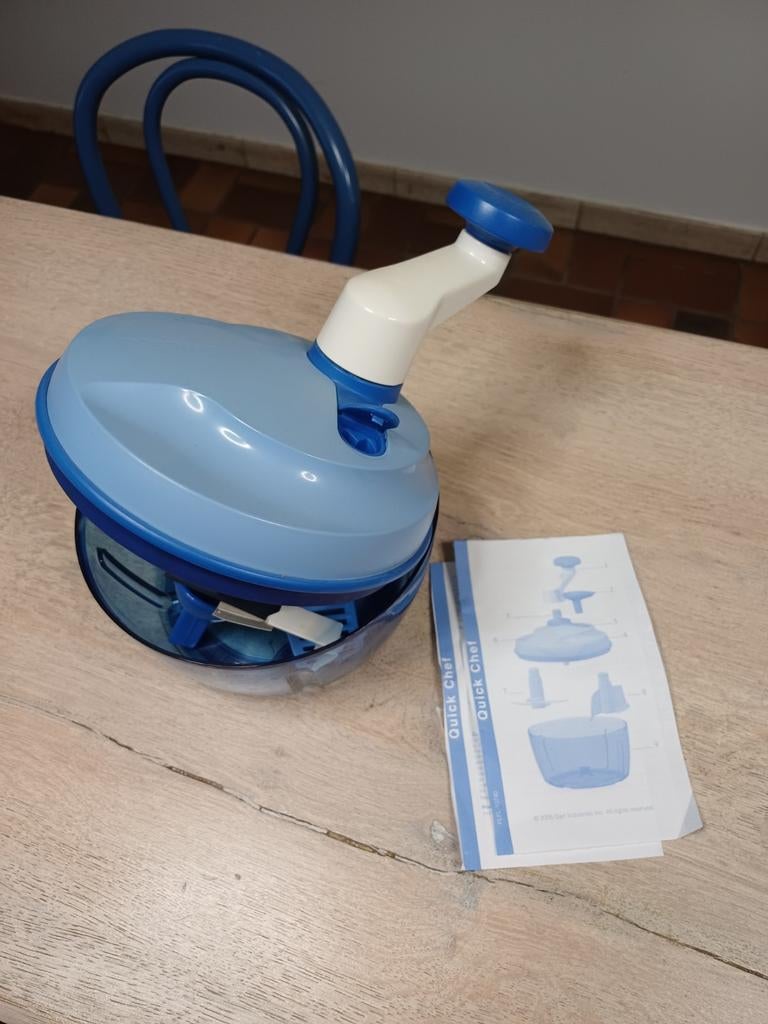 Super quick chef tupperware, Enlèvement