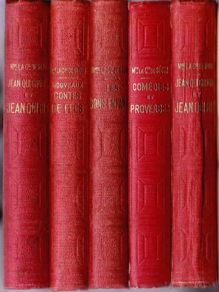 Comtesse de SEGUR - 9 livres anciens Hachette -Prix variable, Enlèvement ou Envoi, Utilisé, De SEGUR, Fiction