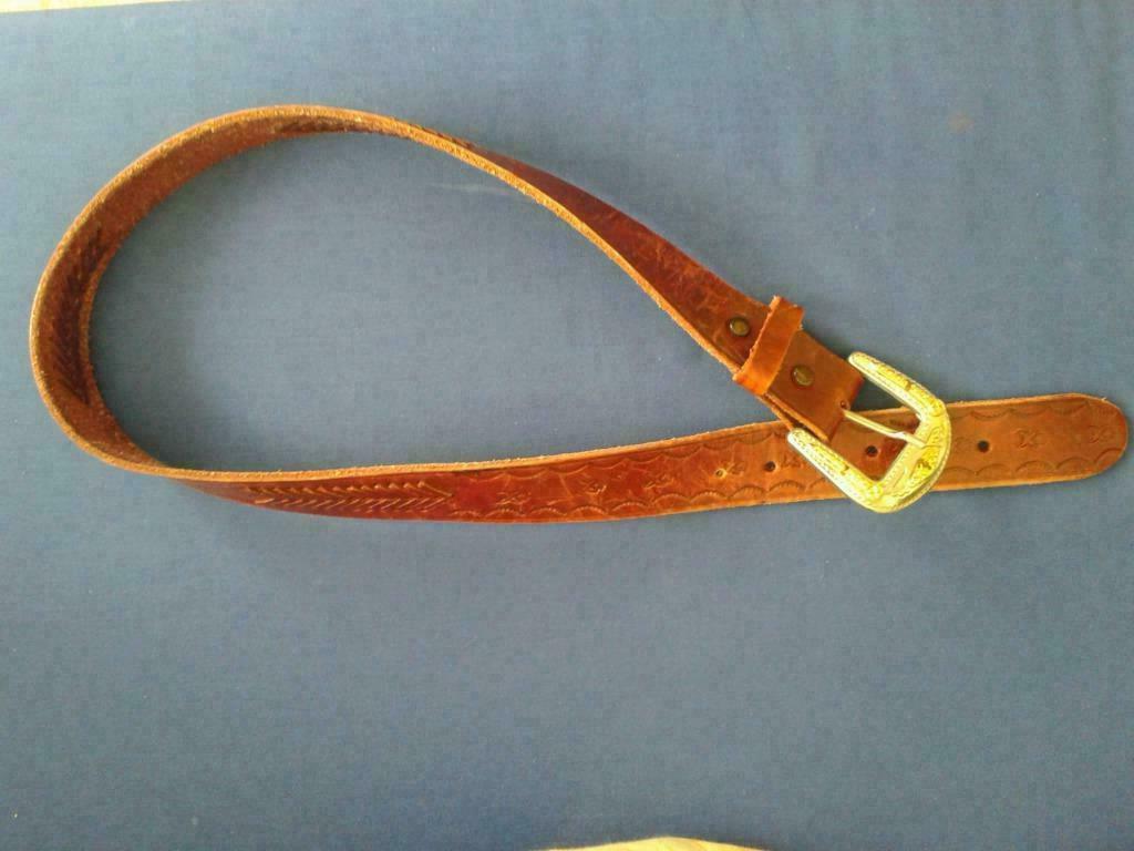 Lederen broeksriem bordeaux, Enlèvement ou Envoi, Autres couleurs, Ceinture taille