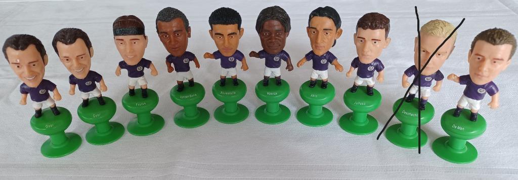 10 Poppetjes Anderlecht - De Golden 11, Verzamelen, Ophalen of Verzenden, Zo goed als nieuw