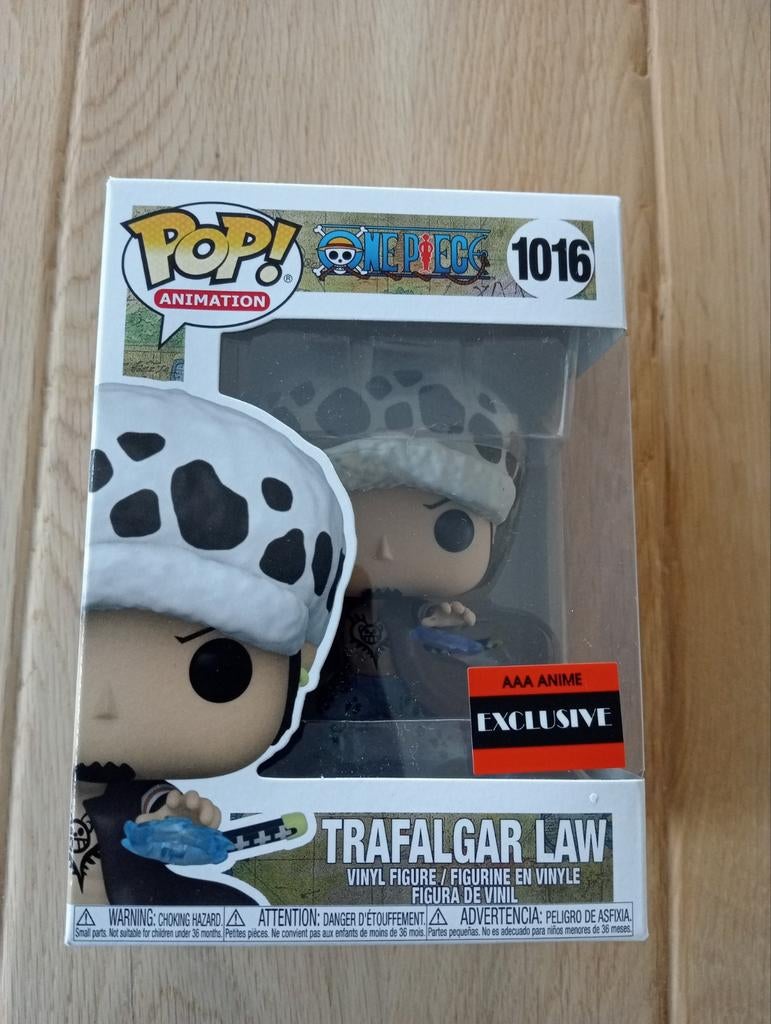 Funko pop One Piece #1016 Trafalgar Law AAA exclusive, Ophalen of Verzenden, Zo goed als nieuw