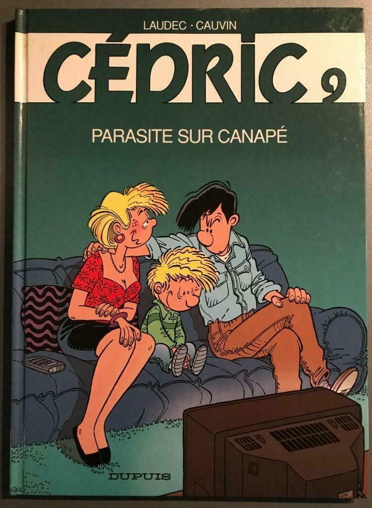 B.D. Cédric N° 9 : Parasite sur canapé, Eén stripboek, Ophalen of Verzenden, Gelezen, Laudec et Cauvin