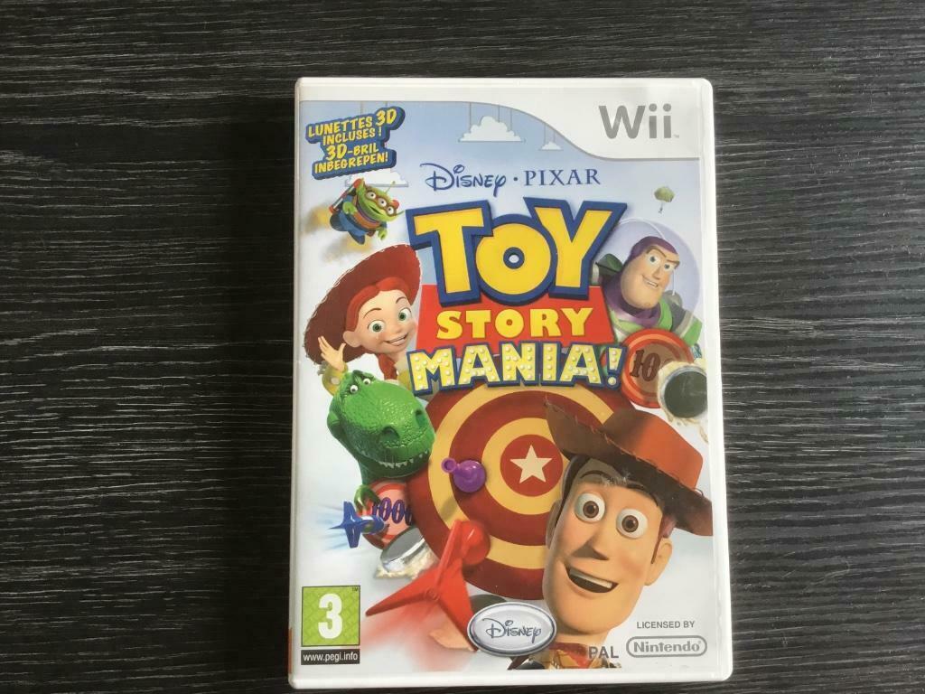 Nintendo Wii Toy Story Mania game incl. 3D brilletje, Ophalen of Verzenden, Gebruikt, Vanaf 3 jaar