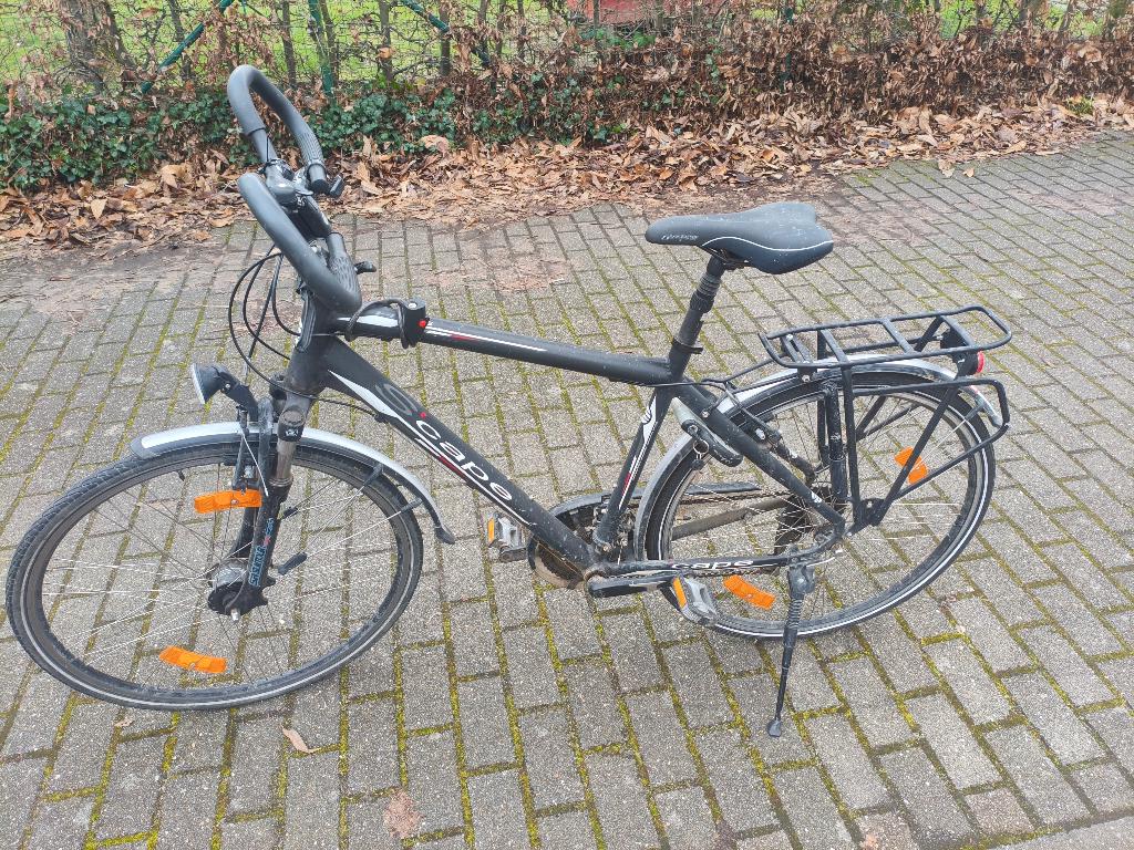 zwarte Cape fiets, Fietsen en Brommers, Ophalen of Verzenden, Gebruikt, Overige merken, Versnellingen