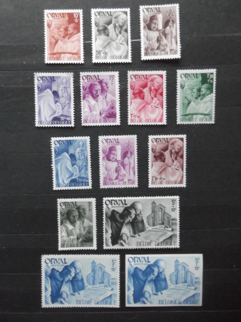 556-567-567A-B De monniken - Les moines MNH, Enlèvement ou Envoi, Non oblitéré, Gomme originale