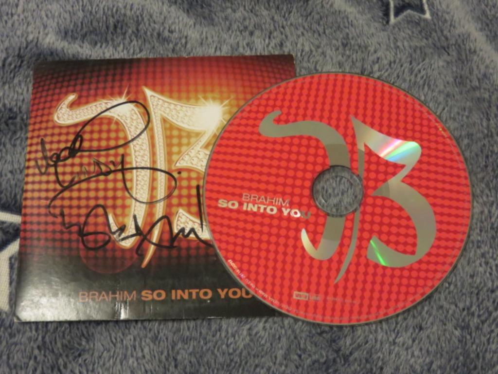 CD Single: Brahim - So Into You - 2007 -- getekend, Cd's en Dvd's, Cd Singles, 1 single, Ophalen of Verzenden, R&B en Soul