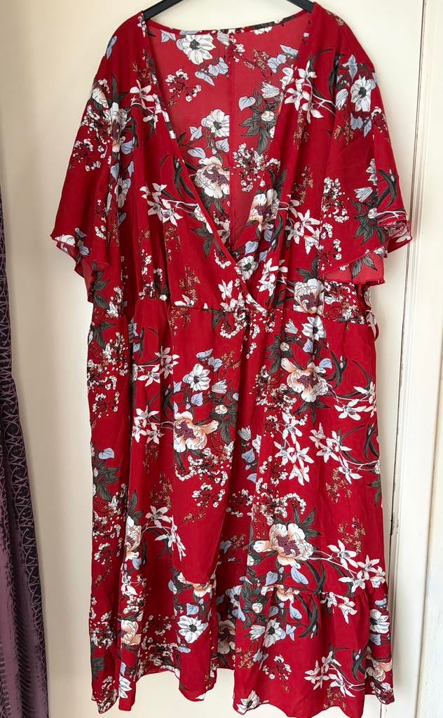 grande taille robe  à motif floral  – Taille élastiquée, Vêtements | Femmes, Grandes tailles, Enlèvement ou Envoi, Comme neuf
