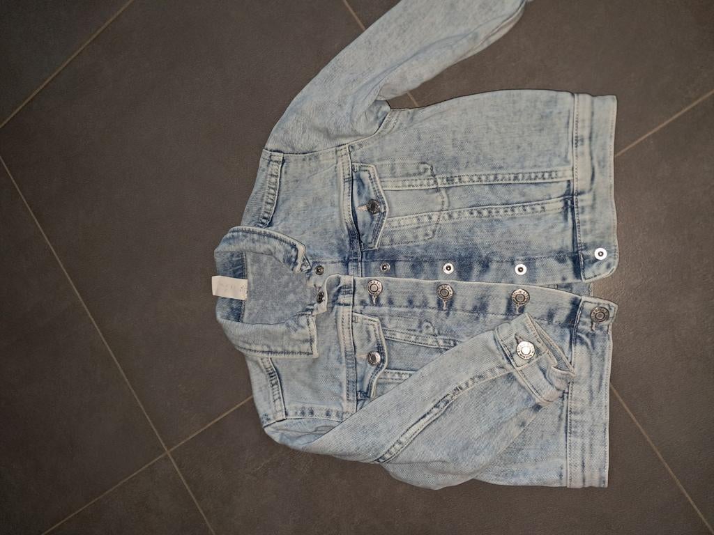Jeansjasje h&m 104, Kinderen en Baby's, Meisje, Ophalen of Verzenden, Zo goed als nieuw, H&m