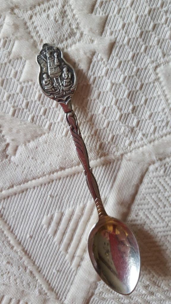 Antique cuillère collection villes poinçon Montaigu, Enlèvement ou Envoi