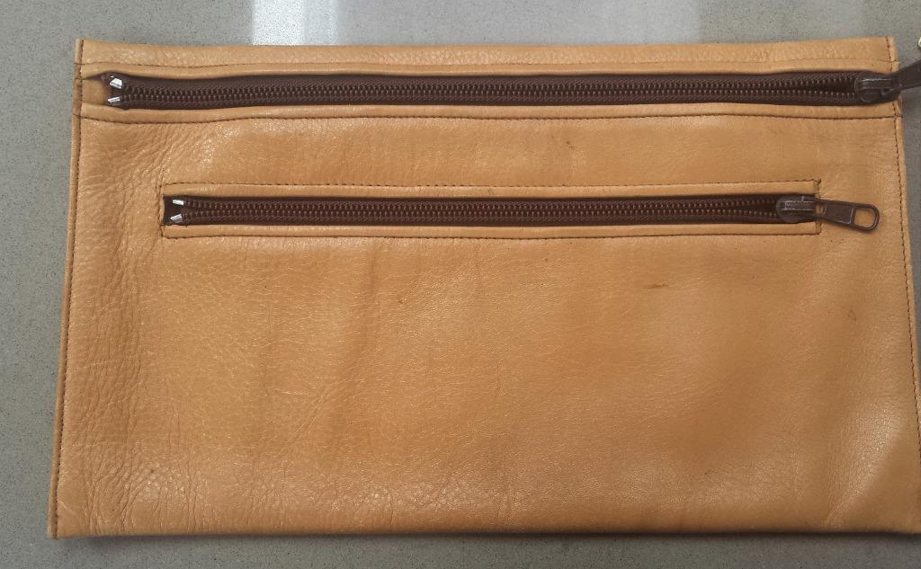 tas vintage unisex leder esteve, Ophalen