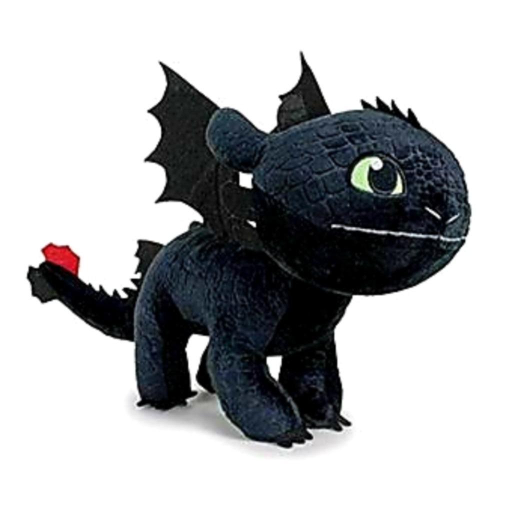 Dragon peluche knuffel zwart noir 37cm origineel en nieuw, Ophalen of Verzenden, Nieuw