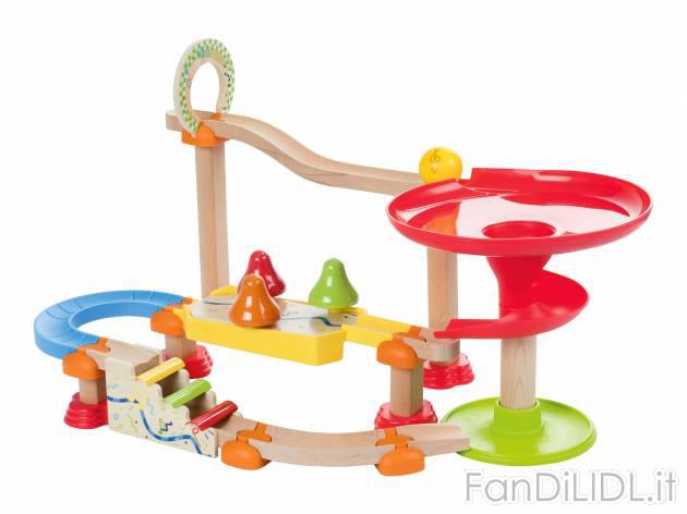 Houten knikkerbaan playtive, Handmatig, Ophalen, Overige merken, Racebaan
