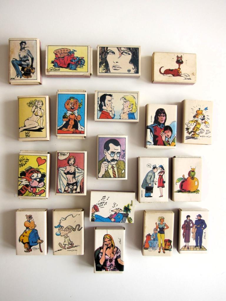 20 boites d'allumettes BD (1982 - 1983), Gelezen, Ophalen of Verzenden, Divers auteurs, Meerdere stripboeken