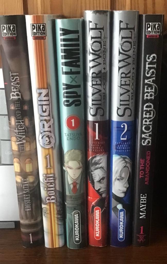 Lots de six mangas(voir photos), Plusieurs comics, Enlèvement ou Envoi, Comme neuf