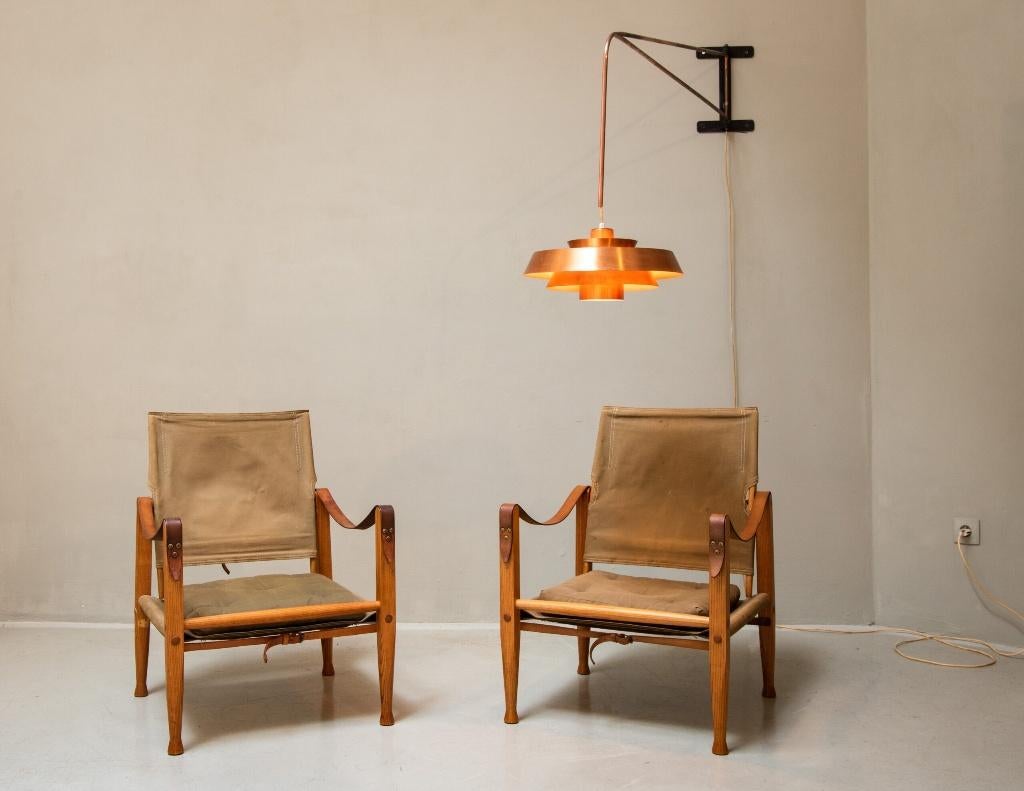 Vintage hanging lamp in copper, Enlèvement