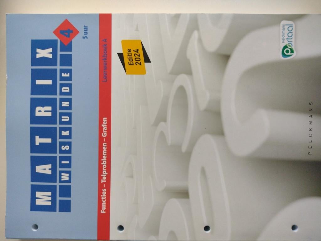 Matrix wiskunde leerwerkboek A, Ophalen, Zo goed als nieuw