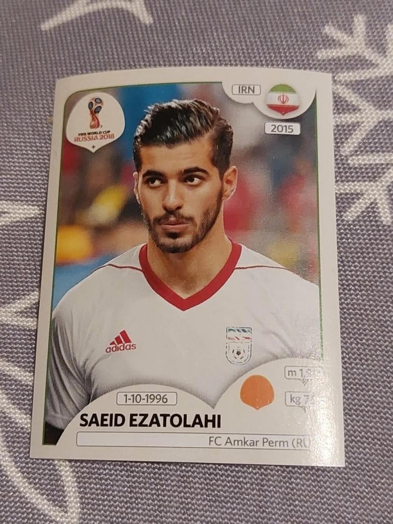 Panini / Sticker / Saeid Ezatolahi / Iran / WK 2018, Envoi, Neuf, Affiche, Image ou Autocollant