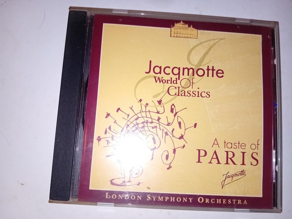 CD Jacqmotte World of Classics A Taste of Paris, Enlèvement ou Envoi, Comme neuf, Autres types