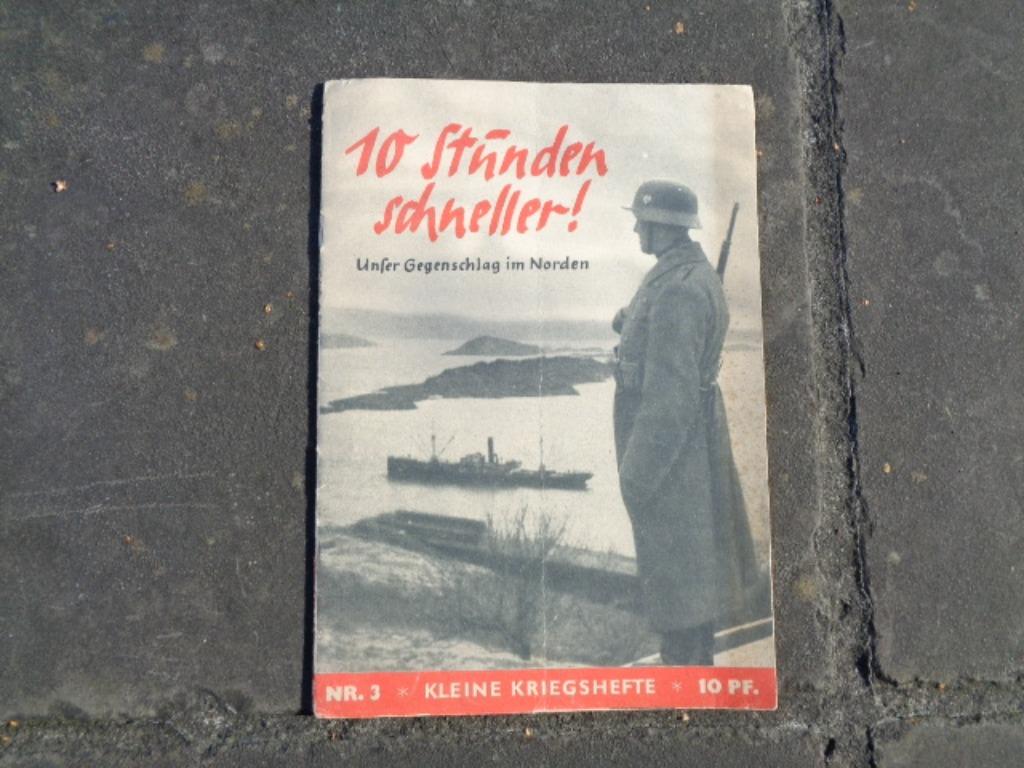WO 2 boek Kleine Kriegsheft , oorlog tegen Noorwegen, Enlèvement ou Envoi, Armée de terre, Livre ou Revue