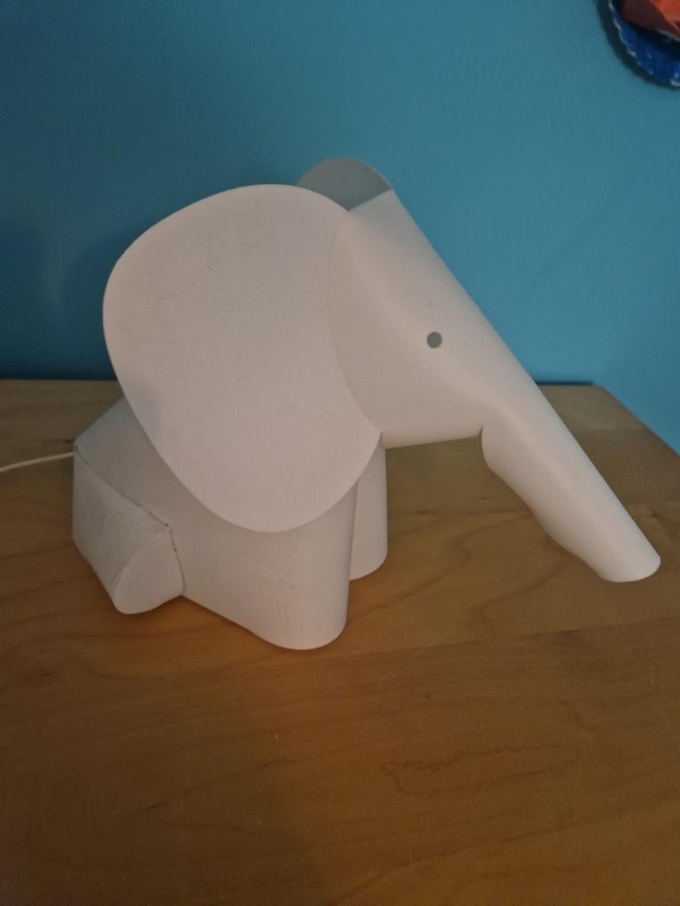 Nachtlamp Olifant, Ophalen, Zo goed als nieuw, Lamp