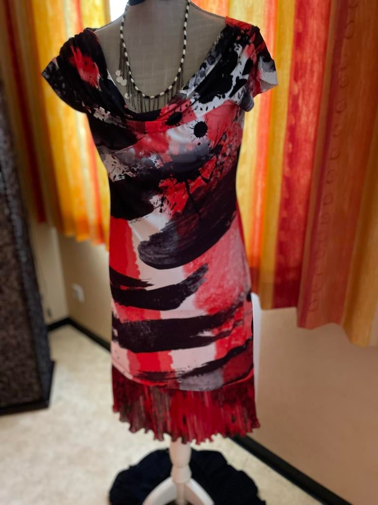 Jurk. Kleed, Kleding | Dames, Ophalen, Zo goed als nieuw, Maat 38/40 (M)