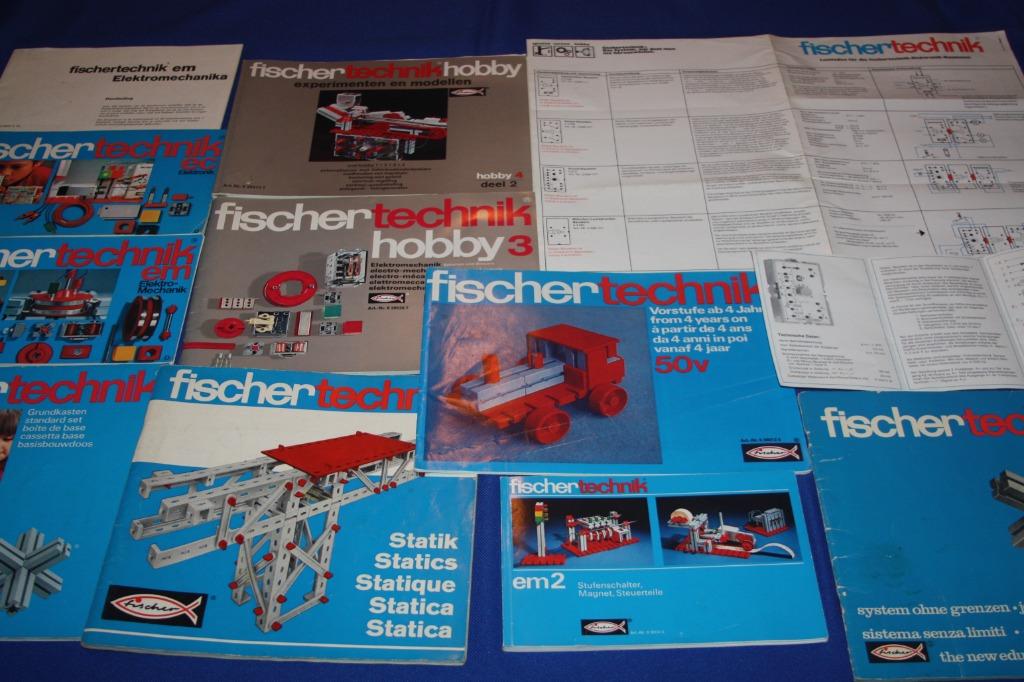 Fischertechnik ( lot boeken ) gebruikte staat.9 boeken, Enlèvement ou Envoi, Utilisé, Électronique