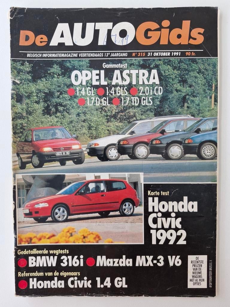 Autogids 315, Ophalen of Verzenden, Zo goed als nieuw