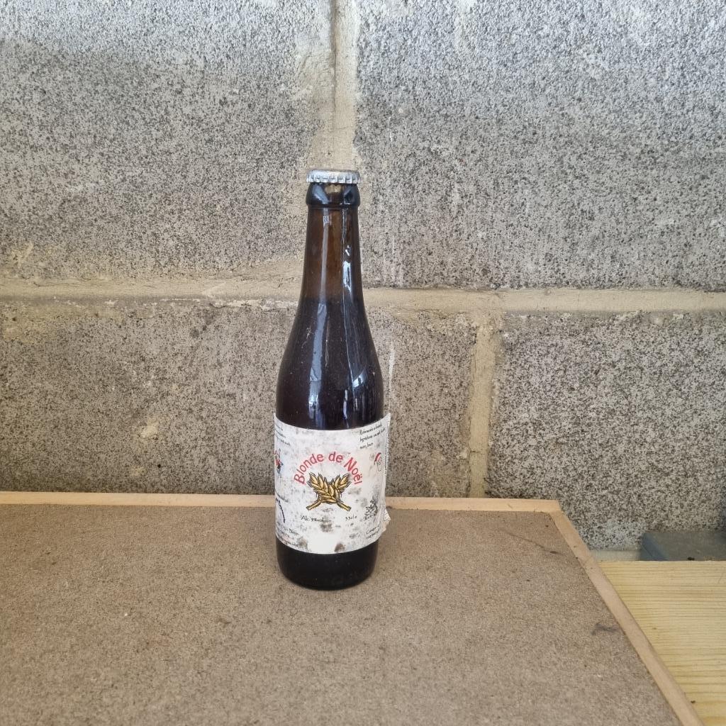 Bouteille de bière Blonde de Noël, Enlèvement ou Envoi, Utilisé, Bouteille(s), Autres marques