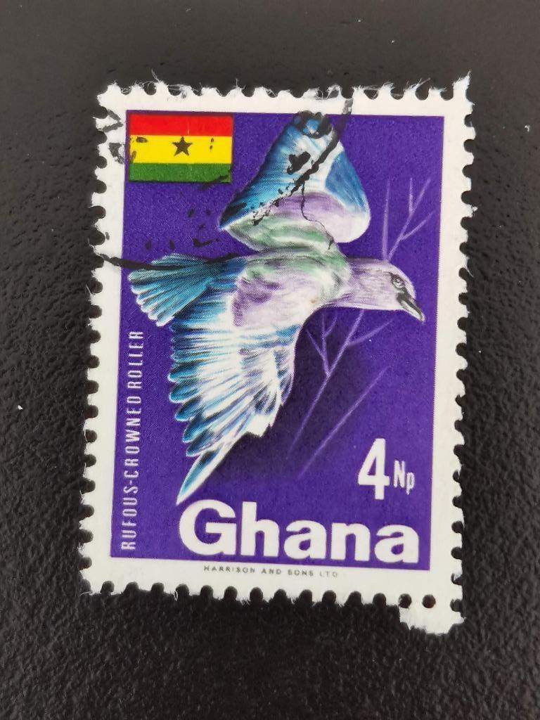Ghana 1967 - vogels, Ophalen of Verzenden, Gestempeld, Dier of Natuur