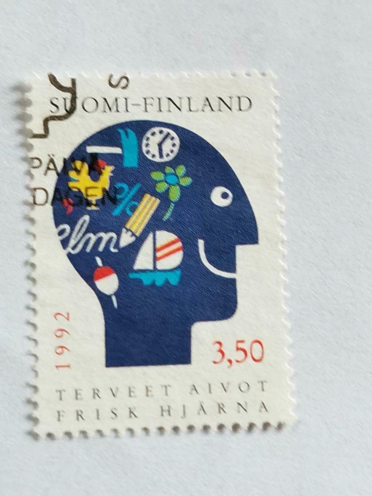 Finland 1992 - Yv 1134 - hersenen, Verzenden, Finland, Gestempeld