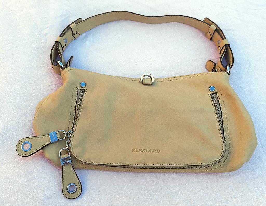 Kesslord Nomad handtas Zeer goede staat, Handtassen en Accessoires, Verzenden, Zo goed als nieuw, Beige, Handtas